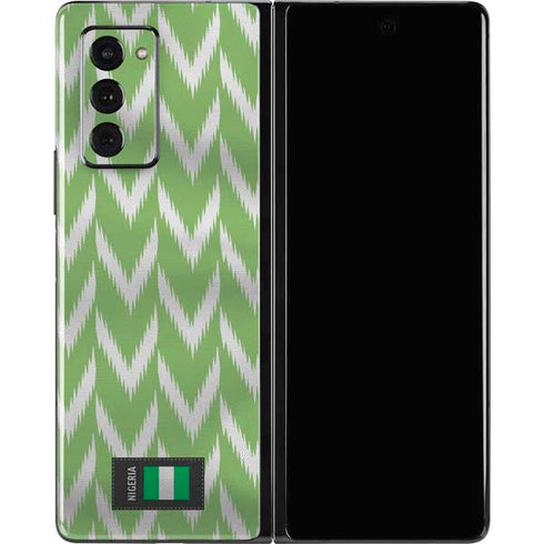 Nigeria Soccer Flag Galaxy Z Fold2 5G Skin